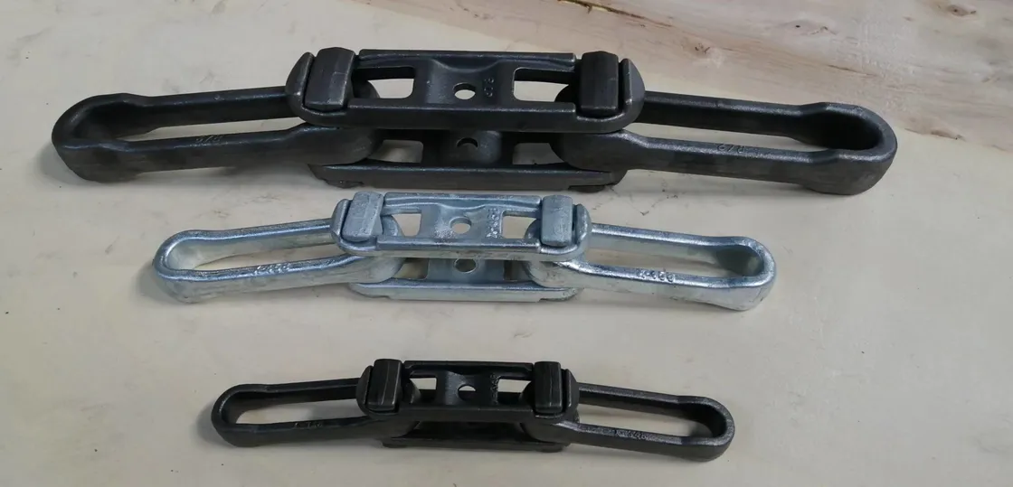 4 Inch Conveyor Link Chain For I Beam Systems Alloy Steel X458