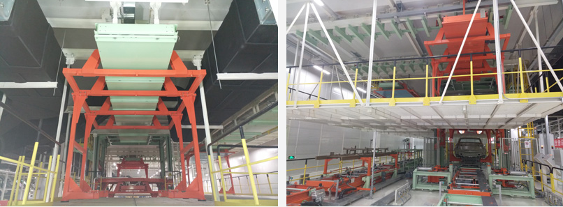 Reverse roller conveyor