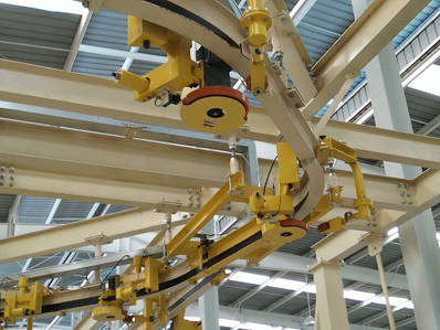H-beam rail friction conveyor